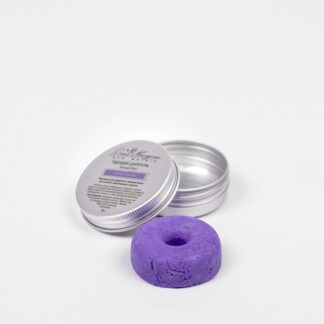 Фіолетовий твердий шампунь Бузкова Лаванда 30г