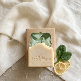 Лимонний муслін фреш мило зі шпинатом, авокадо і лимоном